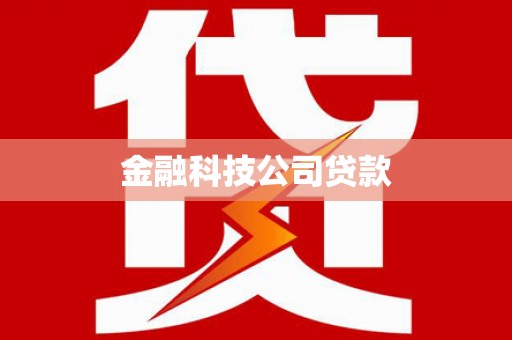 兴安金融科技公司贷款