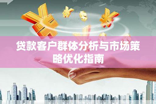 兴安贷款客户群体分析与市场策略优化指南