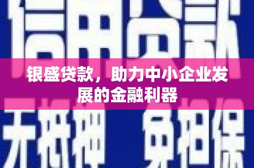 兴安银盛贷款，助力中小企业发展的金融利器