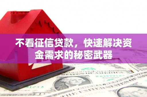 兴安不看征信贷款，快速解决资金需求的秘密武器