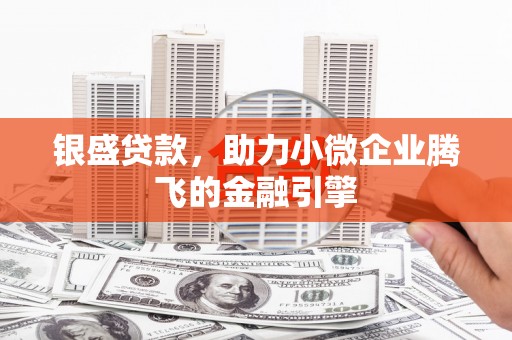 兴安银盛贷款，助力小微企业腾飞的金融引擎