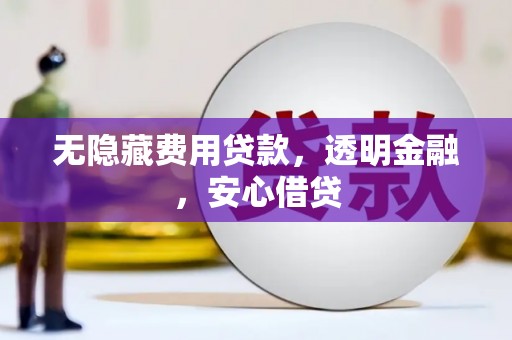 兴安无隐藏费用贷款，透明金融，安心借贷