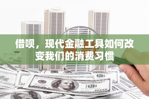 兴安借呗，现代金融工具如何改变我们的消费习惯